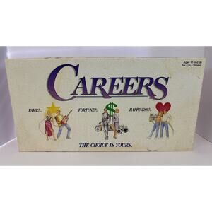 Careers Board Game by Tiger ~ 100% Complete Vintage 1992